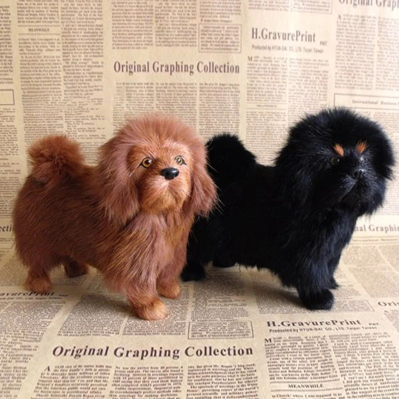 Cute Tibetan Mastiff Plush Toy Simulated Dog Stuffed Doll Crafts Home Living Room Decor Ornaments Kids Gift | Дом и сад