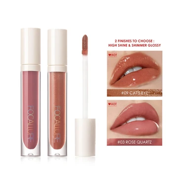 

Nourise Lip Glow High Shine&Shimmer Glossy Lips Makeup Non Sticky Plumping Lip Gloss