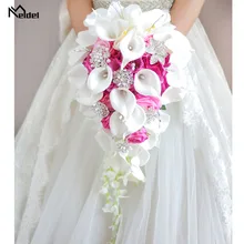 Meldel свадебный букет Искусственные розы Свадебные цветы Свадебные букеты невесты Калла Лилия свадьба цветы