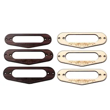 

3pcs Wood Mounting Ring Humbucker Frame Pickup Single Coil for Guitar Bass 448C