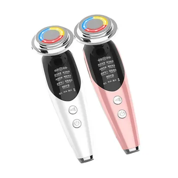 

7 in 1 LED Skin Rejuvenation Radio Mesotherapy EMS Facial Radio Frequency Face Beauty Moisturizer Device Remover Wrinkle