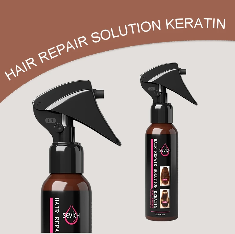 Sevich Virgin olive oil Hair Repair Solution Spray Hair Care 100ml Repair Keratin Hair Spray For Dry Frizzy Damaged Hair