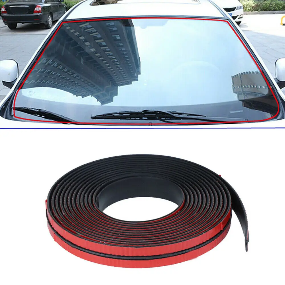 

Universal Car Windshield Roof Seal Noise Insulation Rubber Strip Sticker 2CMx2M Brand New And High Quality