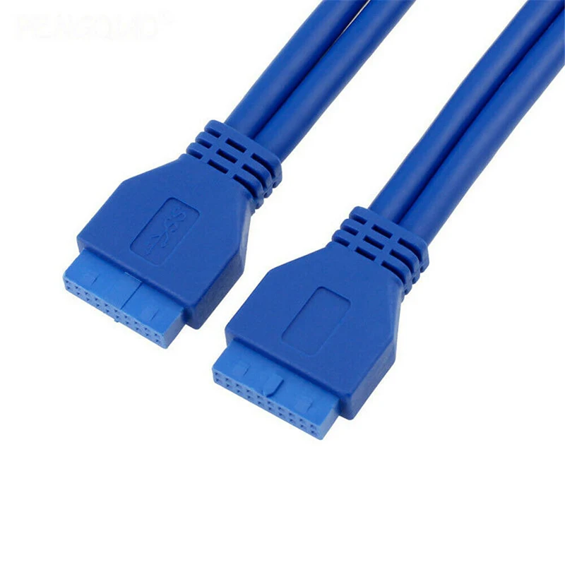 USB 3,0 20pin женский разъем к женскому удлинительному кабелю Superspeed для материнской платы DOM668