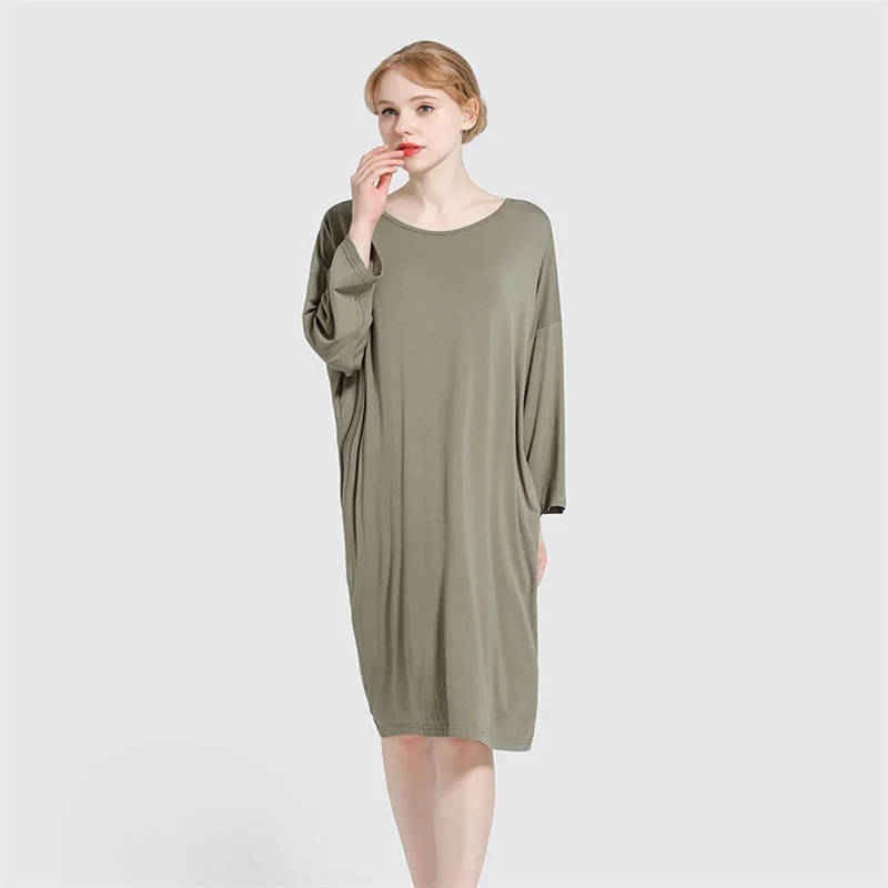 maternity dress pregnant clothes winter fancyclothing sexy Model long-sleeved nightdress for pregnant women in spring and autumn