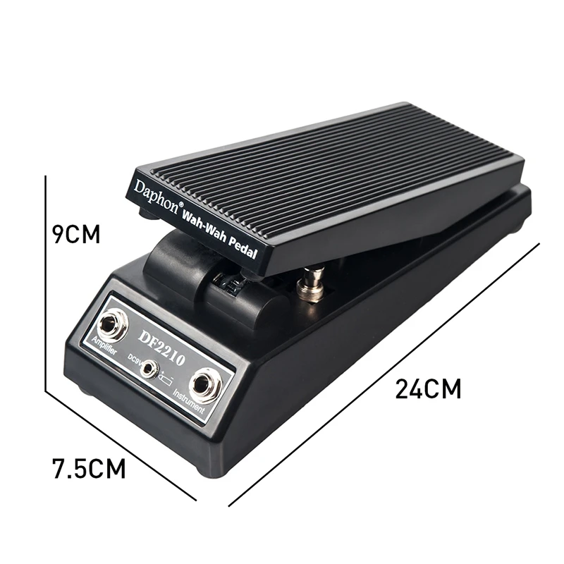Daphon Классическая Wah педаль Df2210 электрическая гитара Wah педаль для электрогитарных проигрывателей Dj педаль Преобразователь мощности педаль эффектов