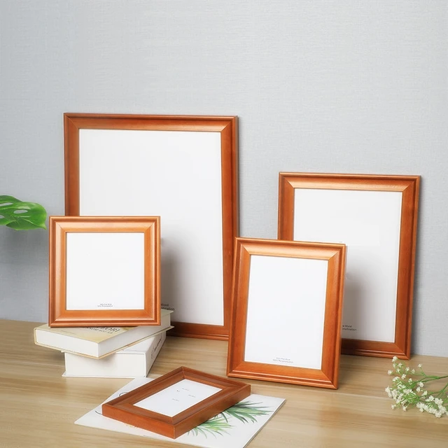 6/7/8/10 Hüvelyk Modern Egyszerű Fa Képkeret Nappali Díszek
