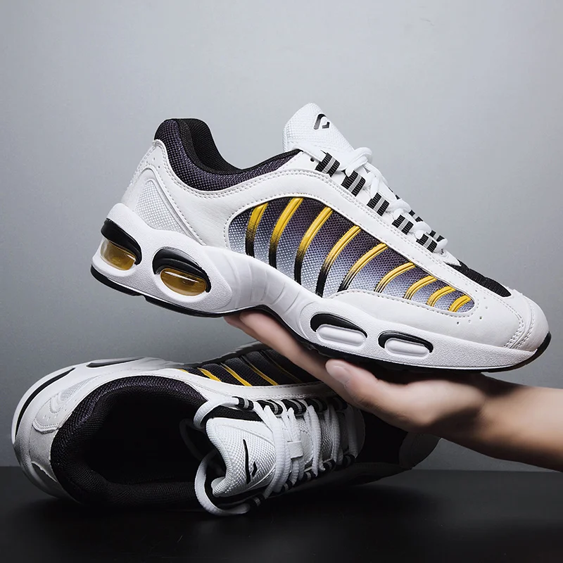 

New Men Sneakers Platform Air Cushion Sports Shoes Breathable Thick Sole Running Shoes for Men Outdoor Sport Walking Shoes