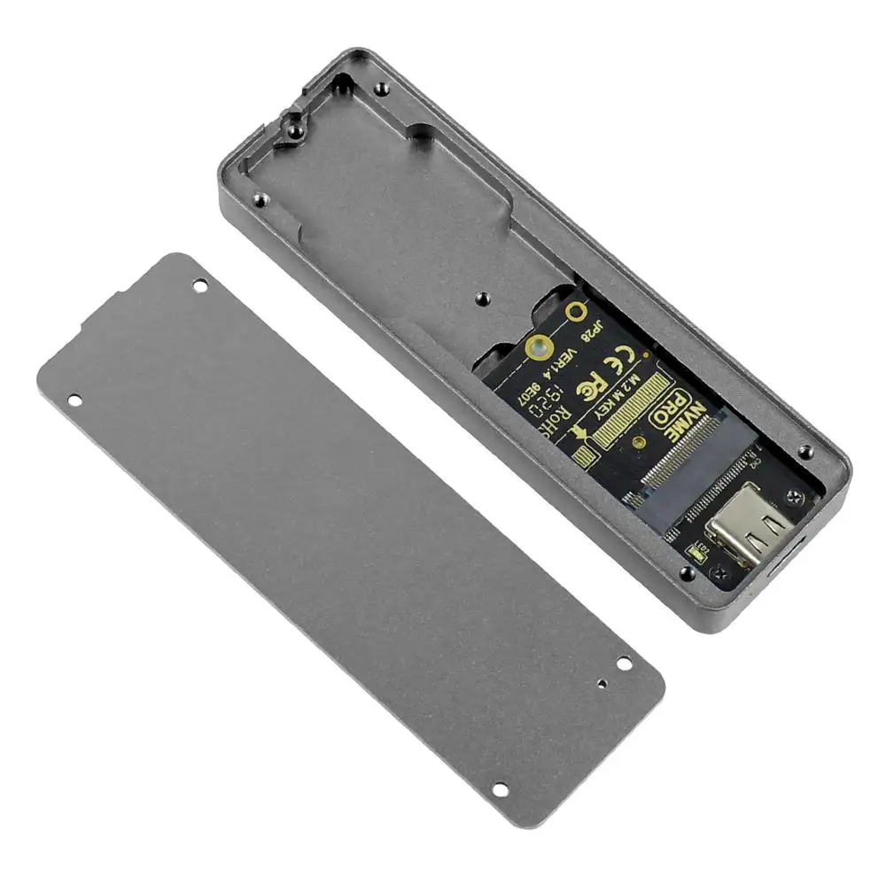  Aluminio JEYI i9 GTR NVME TYPEC 31 Hdd móvil caja de Optibay HDD tipo C3.1 RTL9210 m 2 USB3.1 M.2 P
