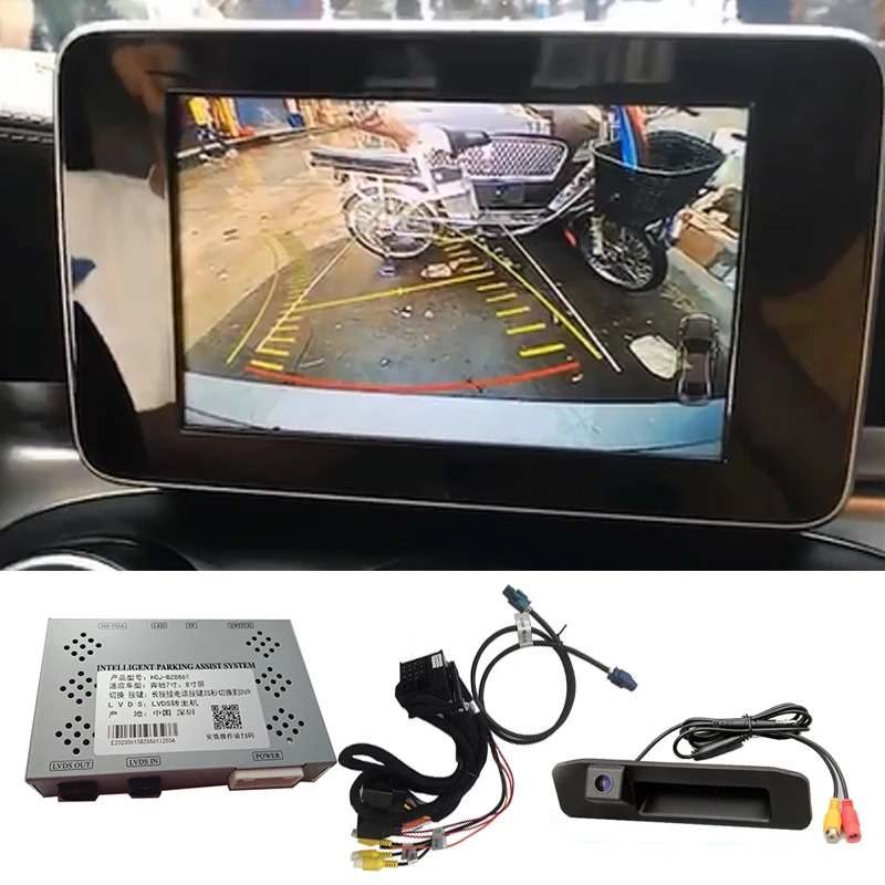 

Reverse camera interface adaptor connect original screen monitor for Mercedes benz C CLA GLA GLE GLC W205 NTG5.0 5.1 5.2 system