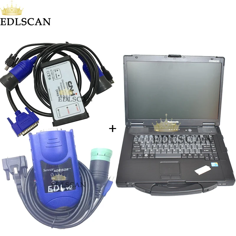 EDL V2 CNH plus CF52 EDLSCAN CNH EST диагностический комплект - Цвет: EDL V2 CNH plus CF52