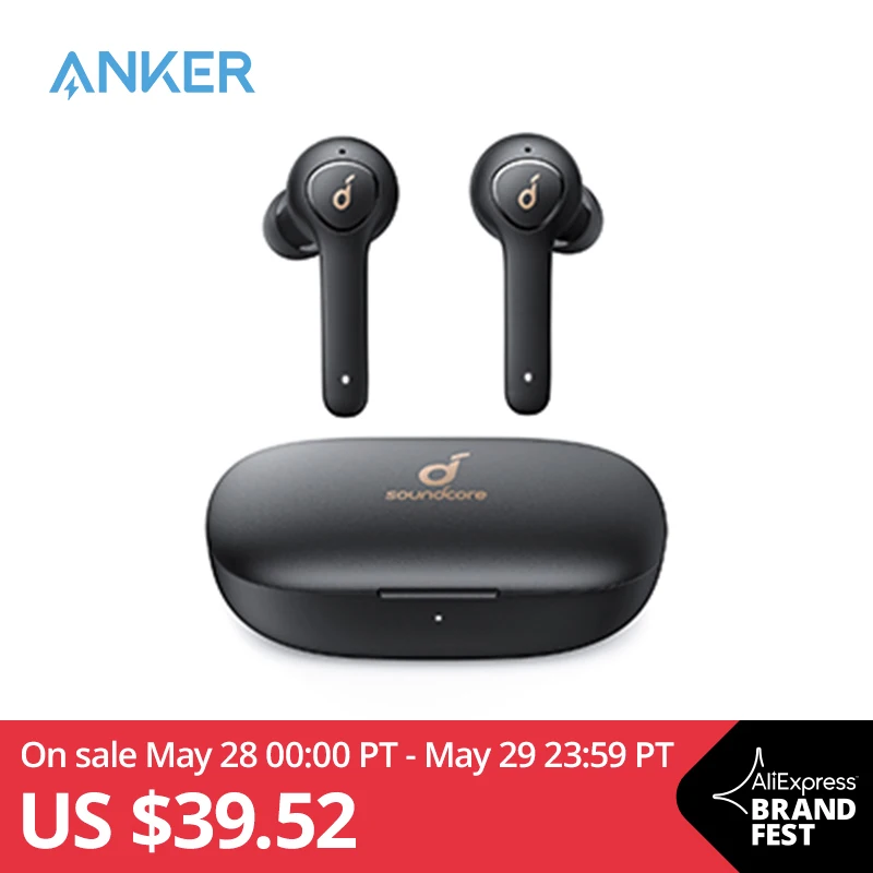 Anker Soundcore Life P2 TWS True Wireless Earphones with 4 Microphones CVC 8.0 Noise Reduction 40H Playtime IPX7 Waterproof
