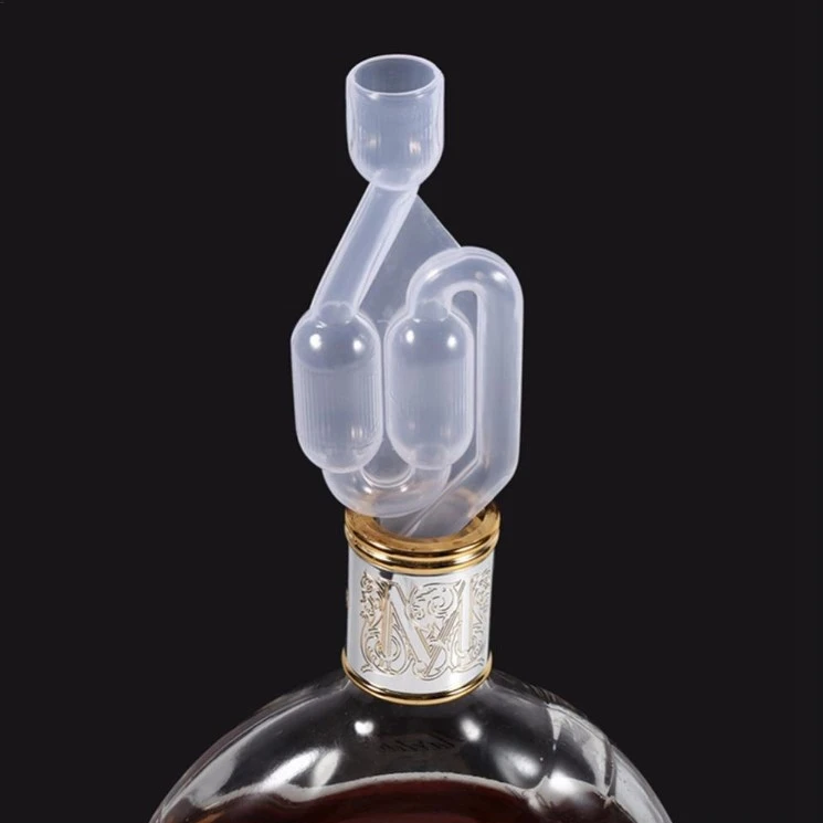 Ферментация вино пробки homebrew airlock втулка один способ выхлопной воды уплотнения клапан пробка с пробкой пива вина делая инструменты