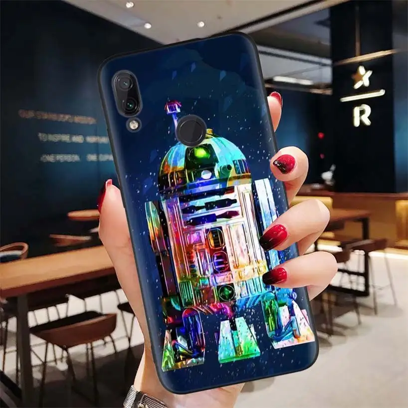 Черный чехол Звездные войны для Xiao mi Red mi Note 8 7 7S 7A 6 S2 GO K20 Pro+ 6A mi 6X 5X A1 CC 9 8 мягкий чехол для телефона
