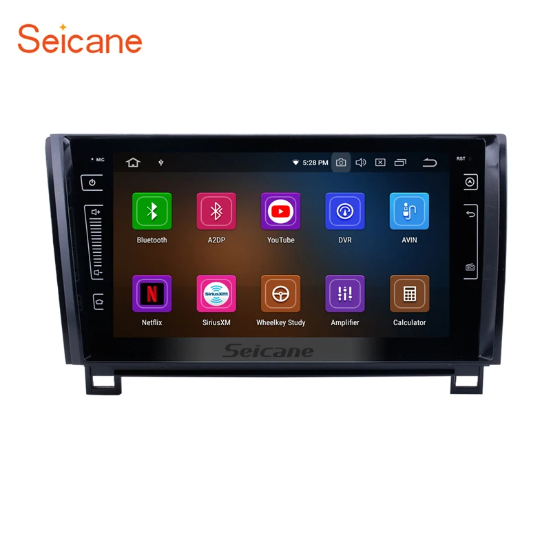

Seicane 9 Inch Android 9.0 Head Unit GPS Player for Toyota Sequoia Tundra 2006-2014 2015 Car Stereo Radio Support DVR SWC