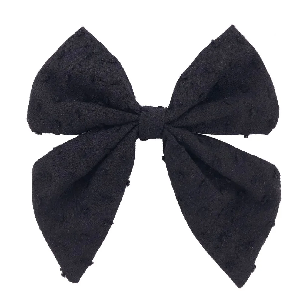 36pc/lot 12 Color U Pick Newborn Solid Cotton Fabric Bow With Clips Knotted Hair Bow For Children Kids Girls Hair Accessories