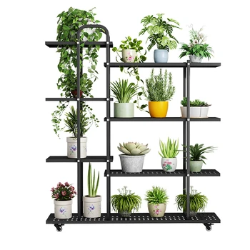 

Frame Multi-storey Iron Art Flower Rack Shelf A Living Room Landing Type Indoor Balcony Chlorophytum