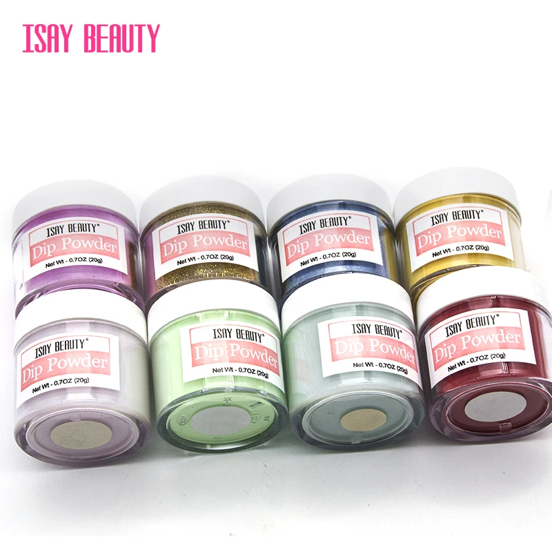ISAYBEAUTY пудра для погружения Новое поступление цвета 20 г 2019 модная натуральная