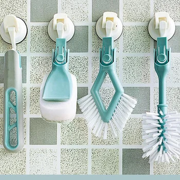 

Detachable Cleaning Brush Kitchen Long Handle Cup Brush Decontamination Pot Washing Brush Stove Three-In-One Gap Brush