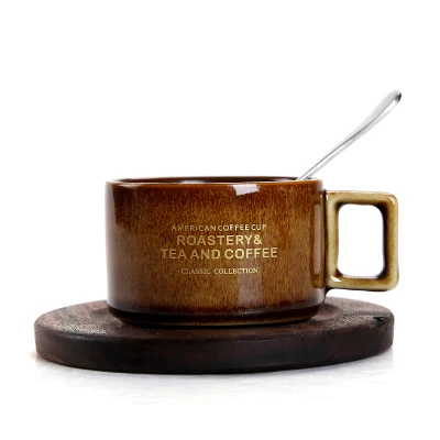 Luxury Nordic Style High Quality Ceramic Coffee Cup with Dish Spoon Teacup Set Home Afternoon Tea Coffee Ceramic Set - Цвет: 18 Style