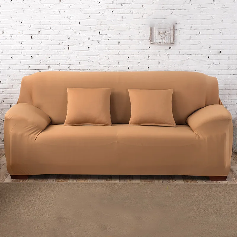 khaki Чехол для дивана для Гостиная эластичность Non-slip покрывало для дивана Универсальный спандекс чехол против растяжек крем диван Ipad Mini 1/2/3/4 местный - Цвет: khaki