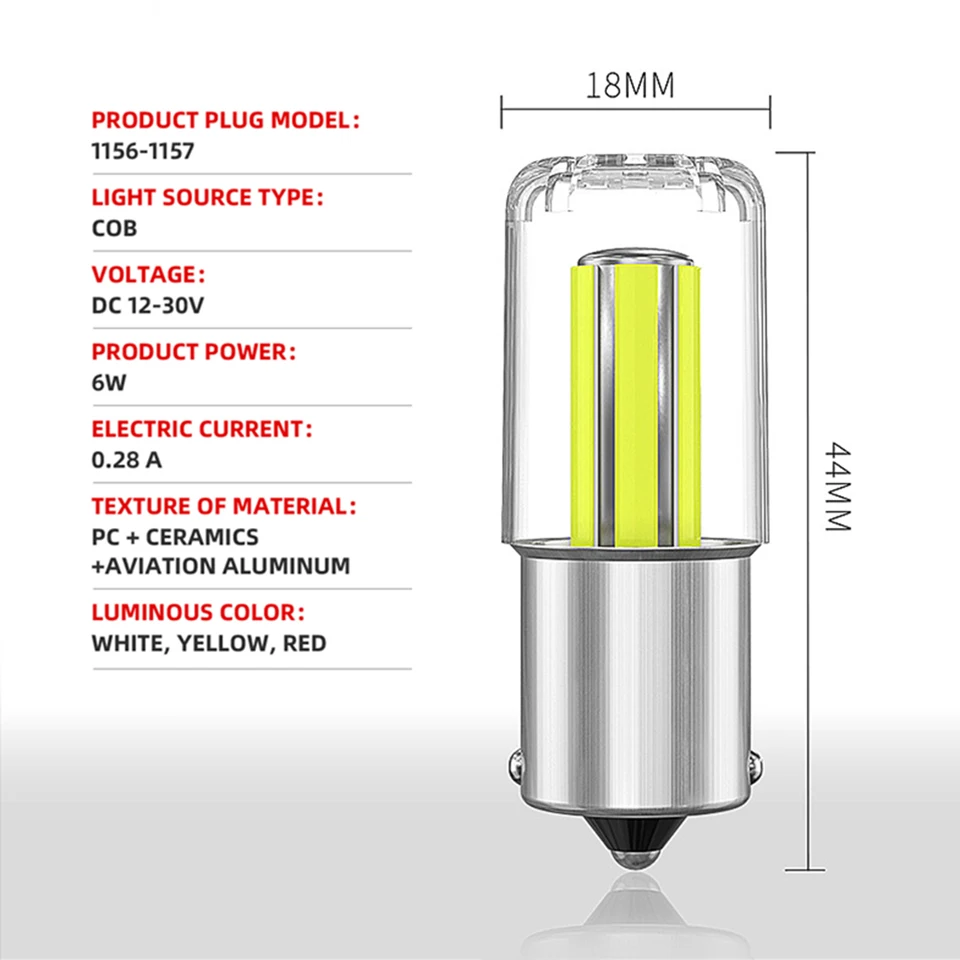 1156 LED 1157 P21 5W �ʶ��Ʈ �˷�̴� ���, �ڵ��� ����, �ڵ� ���� ���õ�, ���� �극��ũ ������, P21w, BA15S, BAY15D, 2 ��