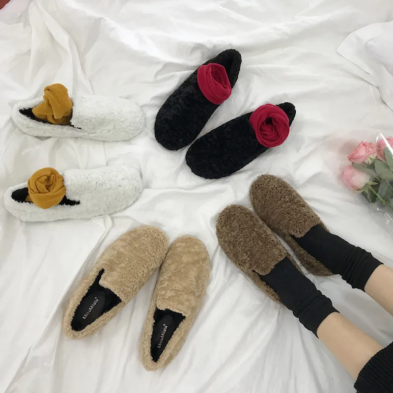 

2019 Women Shoes Casual Female Sneakers Round Toe Slip-on Loafers Woman Women's Moccasins Shallow Mouth Dress Driving Slip On