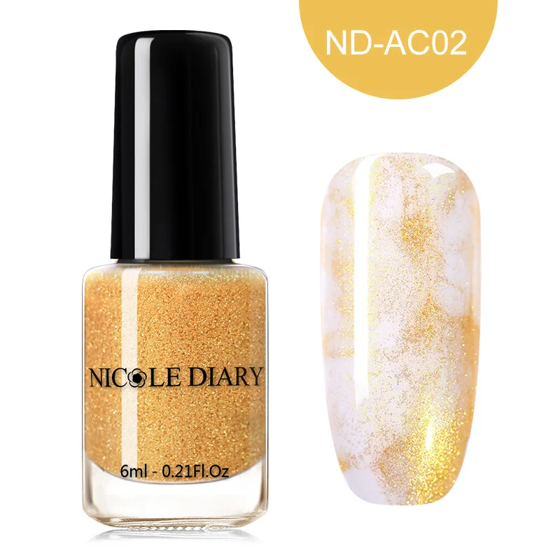 6ml NDAC02 Nicole Diary 15 мл 6 мл красочные акварельные чернила для ногтей цветение средство для полировки ногтей своими руками дизайн ногтей фиолетовый зеленый белый для украшения ногтей - Цвет: 6ml NDAC02