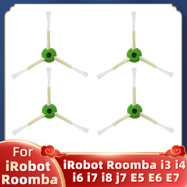 For iRobot Roomba i3 i4 i6 i7 i8 j7 E5 E6 E7 Robot Vacuum Cleaner Spare Parts Accessories Main Side Brush Hepa Filter Dust Bag 4 S-Brush