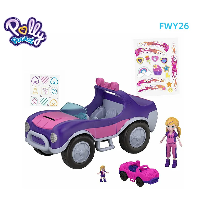 Оригинальная карманная кукла Mattel Polly, скрытый мир, мини-сцена, домашние игрушки для девочек, для детей, Русалочка, детская игрушка, матрешки, куклы