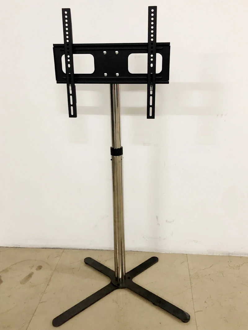 DLS-12M 2"-55" подвижный напольный ЖК-держатель для телевизора с креплением на тележку, стойка для дисплея, стойка для ТВ с полным движением, тренога 50 кг, Макс. VESA 400x400 мм