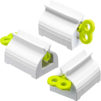 

3 PCS Roll Tube Toothpaste Squeezer Toothpaste Holder Rotary Toothpaste Dispenser Facial Cleanser Squeezer forBathroom