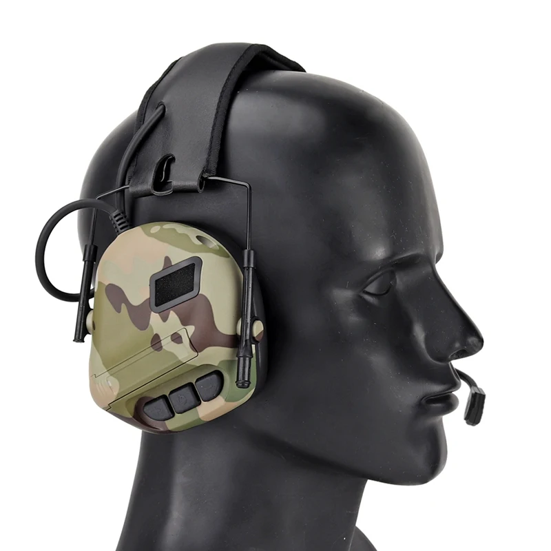 Tactical) Headphone Noise Cancellation Pickup Headset Hunting Shooting Game Accessories