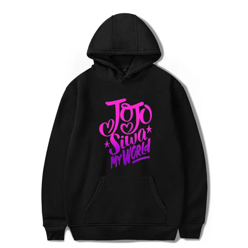 Новинка, мужская и женская толстовка JoJo Siwa с принтом, спортивная одежда для мальчиков и девочек, хлопковые толстовки, флисовые Теплые Топы, уличная одежда, пуловер, подарок