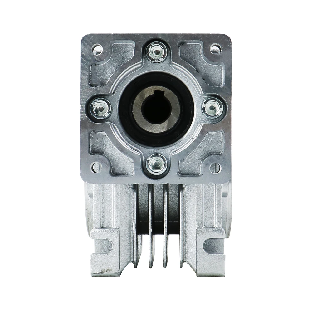 NMRV040 Worm Gear Speed Reducer – 5:1 To 100:1 Ratio, 14mm Input Shaft, Flange Output For CNC, Stepper Motors