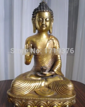 Бесплатная доставка &lt9 &quotВысокая старая имитация тибетская Буддийская бронза