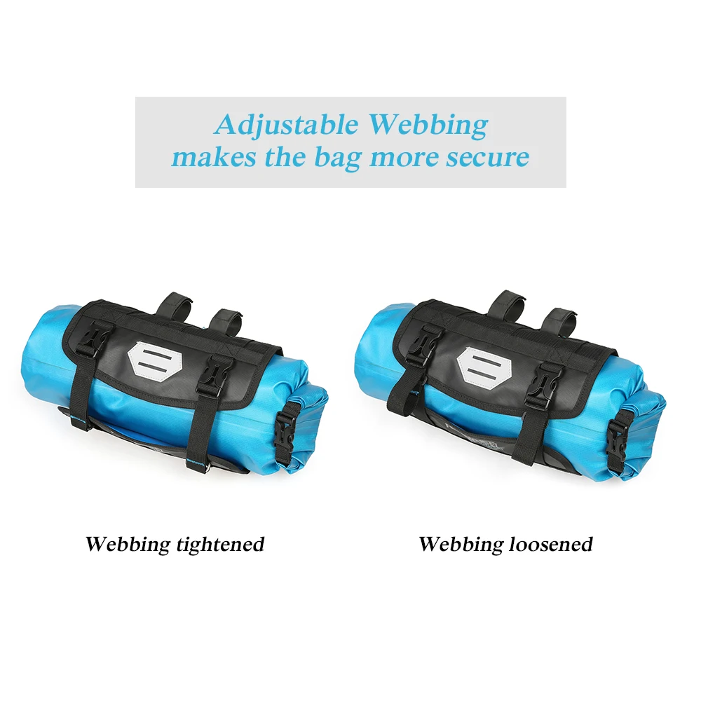 

7L Full Waterproof Cycling Bag Fishing Bicycle Handlebar Bag MTB Road Bike Front Frame Basket Bag Bisiklet Aksesuar
