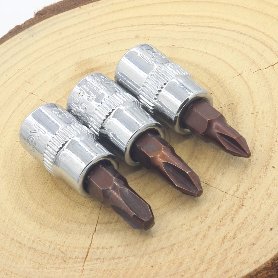 1 шт. отвертка pozidriv бит отвертка Philips bits 1/4 дюймовый накопитель гнездо ручной инструмент, PZ1 PZ2 PZ3 PH1 PH2 PH3