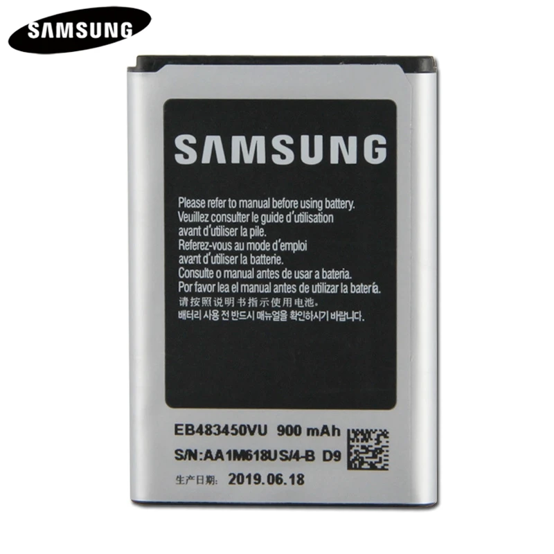 Original Phone Battery EB483450VU For Samsung GT-C3630 GT-S5350 C3752 GT-C3592 GT-C3230 GT-C3752 GT-C3528 C3630 C3230 C5350