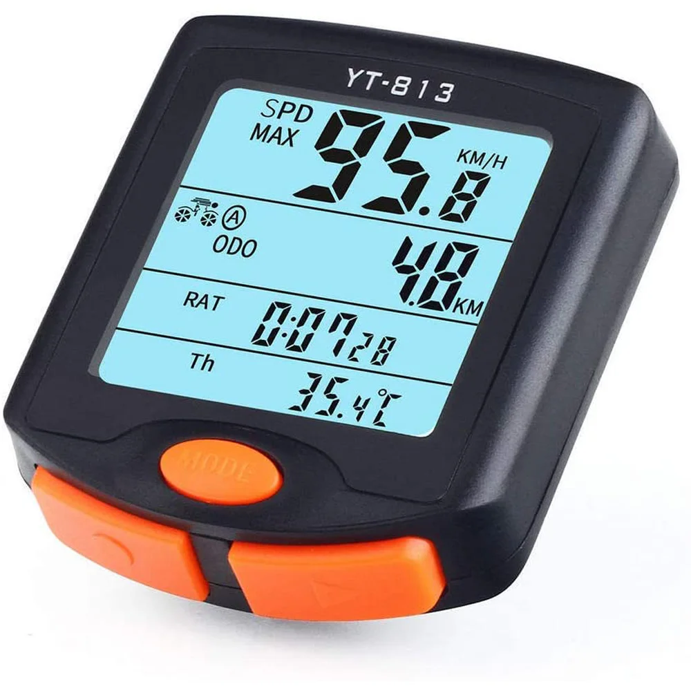 YT 813 wired Bicycle Computer Digital Bike Computer Bike Speed Meter