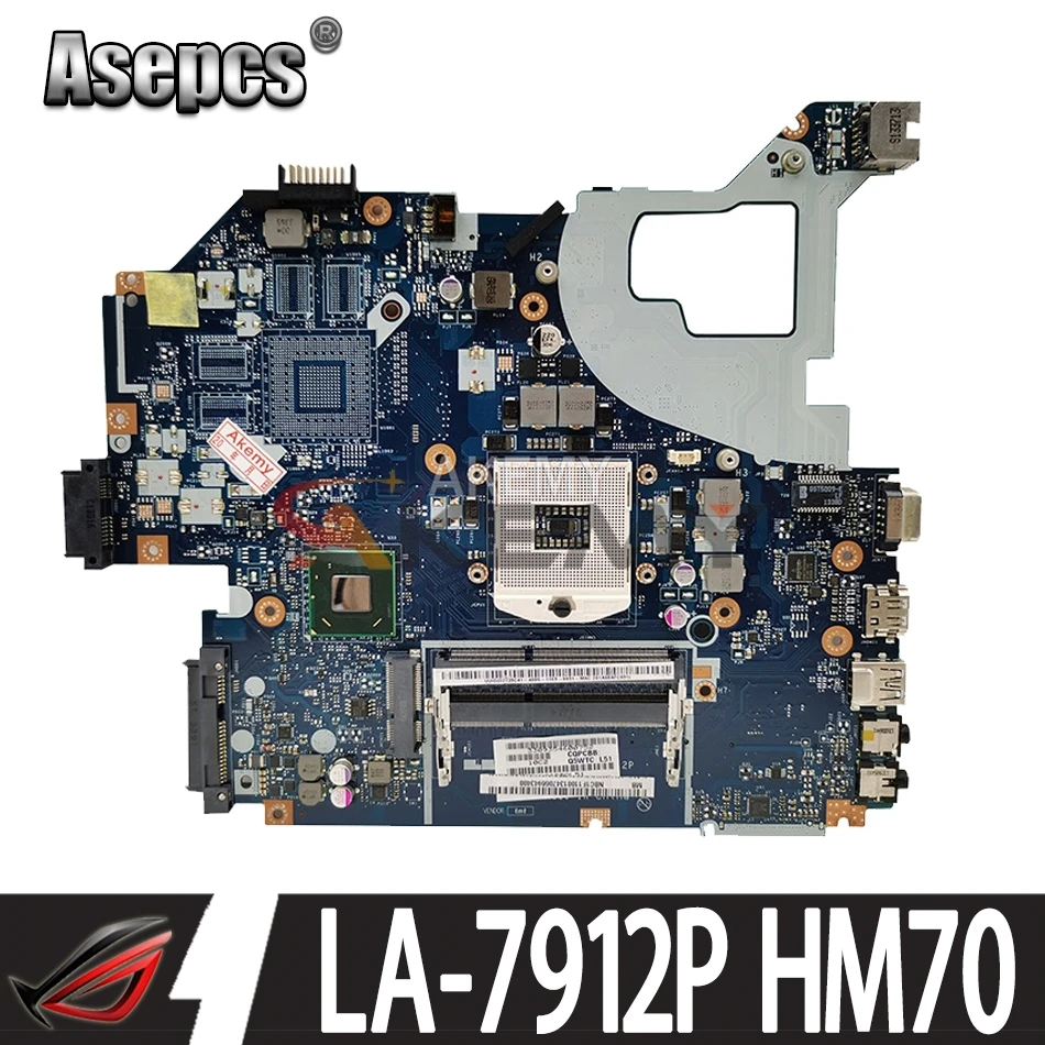 Для Acer aspire V3-571G E1-571G Материнская плата ноутбука NBC1F11001 Q5WVH LA-7912P SJTNV HM70 DDR3 |