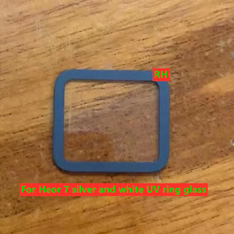 NEW Original Black For GoPro Hero 7 Lens Cover Zoom Glass UV Hero7 Silver / White Action Video Camera Repair Part