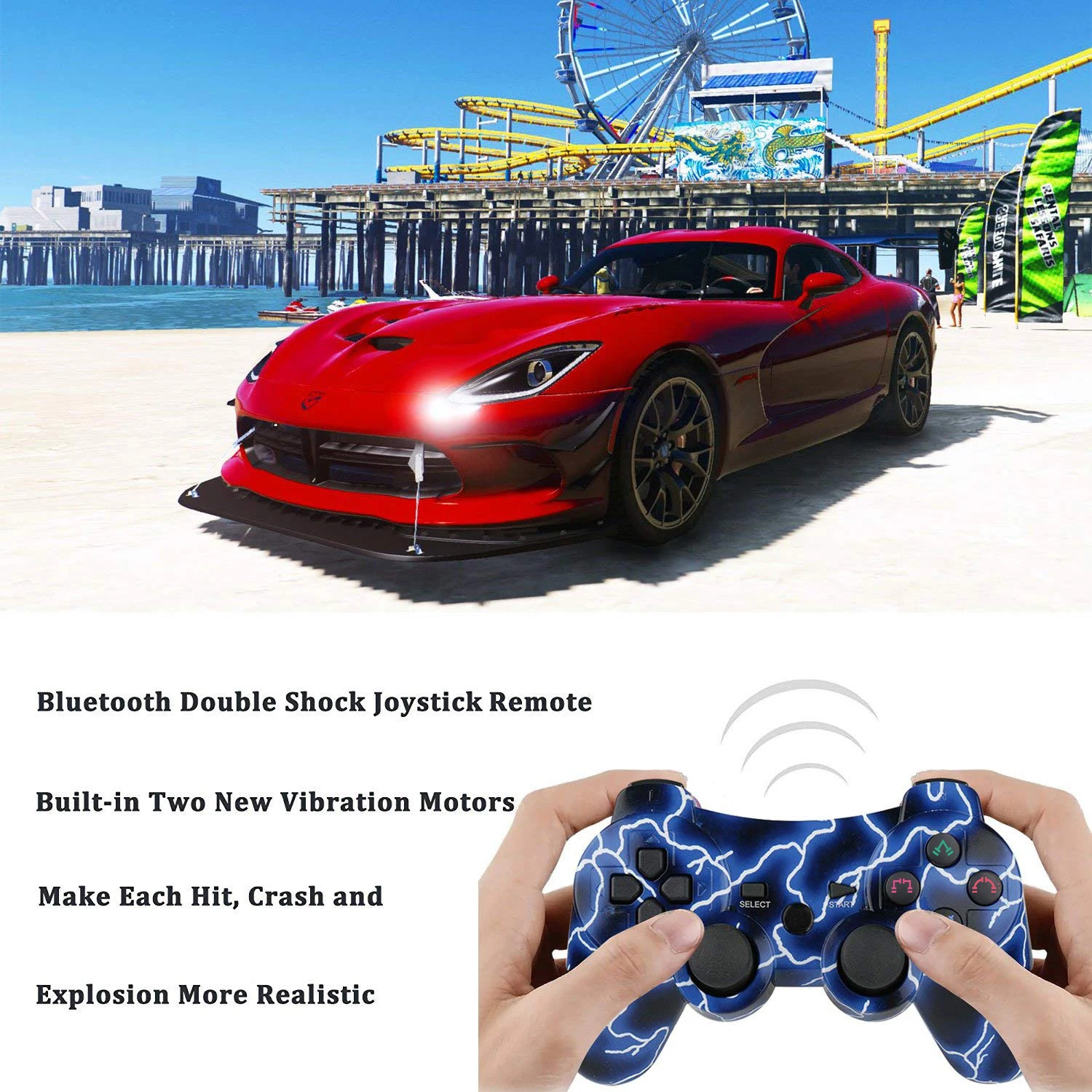 K Ishako Bluetooth Game Controller For Ps3 Wireless Joystick Vibration Remote Control For Playstation 3 Console Gamepad For Ps2 Gamepads Aliexpress