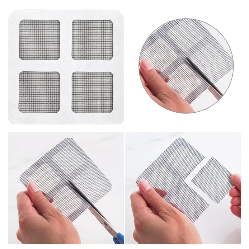 3 шт. легко восстанавливающие наклейки склеивающие пластыри антимоскитная сетка