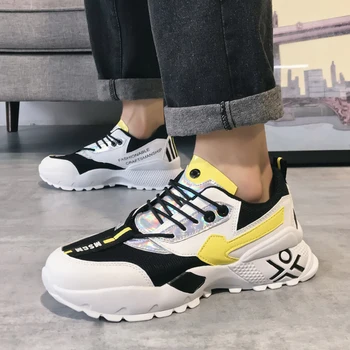 

New Man Causal Shoes Fashion mesh Breathable Blade Running Shoes Non-slip Shock Absorber Comfortable Sports Zapatos De Hombre