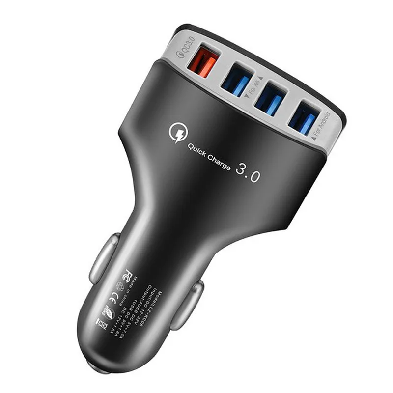 Для samsung Galaxy S10 S8 A30S A90 A70 M30S Xiaomi Redmi Note 7 phone QC 3,0 USB быстрая зарядка автомобильное зарядное устройство магнитный кабель type C