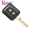 kutery key case shell for NISSAN Cabstar F24M Micra K12 Navara D40M Note E11 NV200 M20M Patrol Y61 Qashqai J10 ► Photo 3/6