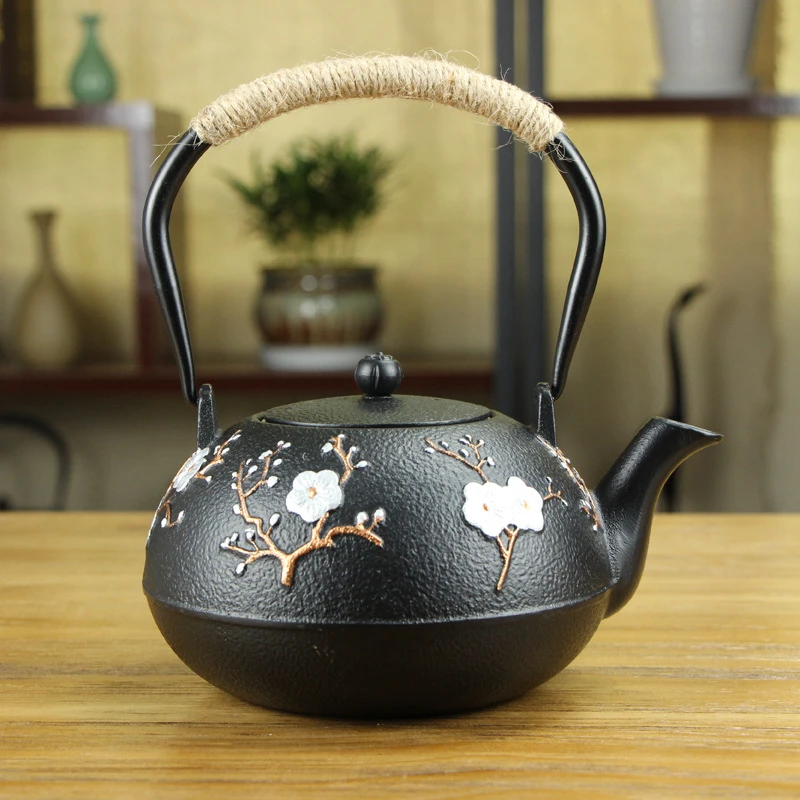 

Cast Iron Kettle Japan Iron Pot Pure Manual Iron Pot Look Very Happy Iron Teapot Bring Filter Screen Iron Pot