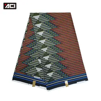 

ACI New Design Veritable Wax Block Prints Fabric 6 Yards Fashion Veritable Wax African Ankara Fabrics Tissu Africain Nigeria Wax