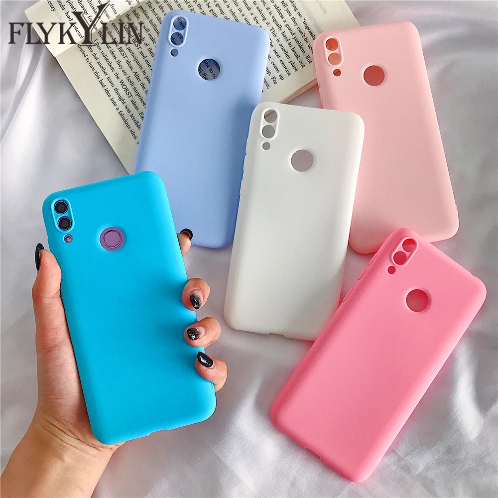 FLYKYLIN силиконовый чехол для Huawei Honor 8A 8C 8X 9 Lite 9X 7A Pro 10 10i 20 20i задняя крышка из мягкого